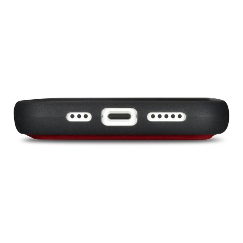 2w1 etui skórzany pokrowiec z klapką iPhone 14 Plus Anti-RFID Wallet Case czerwony ICARER 2w1 etui skórzany pokrowiec z klapką iPhone 14 Plus Anti-RFID Wallet Case czerwony ICARER