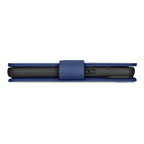 2w1 etui skórzany pokrowiec z klapką iPhone 14 Pro Max Anti-RFID Wallet Case niebieski ICARER 2w1 etui skórzany pokrowiec z klapką iPhone 14 Pro Max Anti-RFID Wallet Case niebieski ICARER