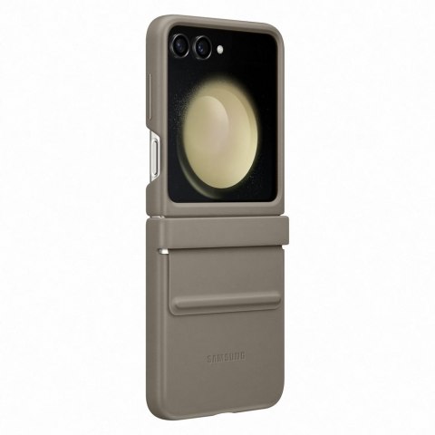 Etui pokrowiec z ekoskóry do Galaxy Z Flip 5 brązowe SAMSUNG Etui pokrowiec z ekoskóry do Galaxy Z Flip 5 brązowe SAMSUNG