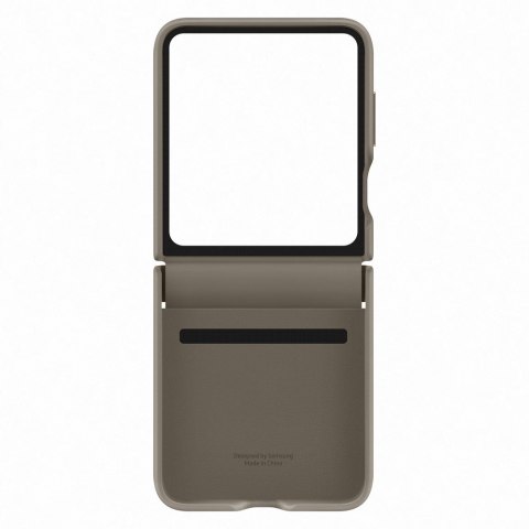 Etui pokrowiec z ekoskóry do Galaxy Z Flip 5 brązowe SAMSUNG Etui pokrowiec z ekoskóry do Galaxy Z Flip 5 brązowe SAMSUNG