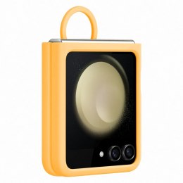 Etui silikonowe z uchwytem do Smsung Galaxy Z Flip 5 żółte SAMSUNG