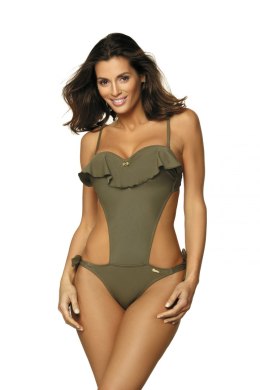 Kostium kąpielowy Carmen Hazel M-468W (3) Wiązany Khaki XL