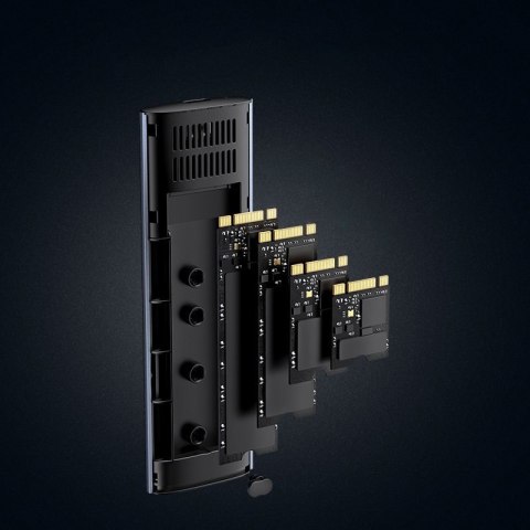 Kieszeń obudowa na dysk SSD M.2 SuperSpeed 10Gbps + kabel USB-C 0.5m szary UGREEN Kieszeń obudowa na dysk SSD M.2 SuperSpeed 10Gbps + kabel USB-C 0.5m szary UGREEN