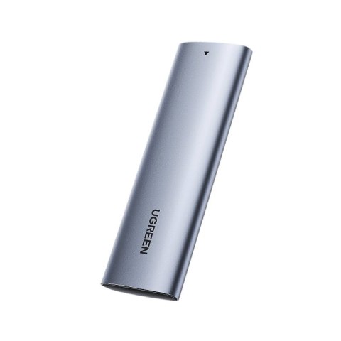 Kieszeń obudowa na dysk SSD M.2 SuperSpeed 10Gbps + kabel USB-C 0.5m szary UGREEN Kieszeń obudowa na dysk SSD M.2 SuperSpeed 10Gbps + kabel USB-C 0.5m szary UGREEN
