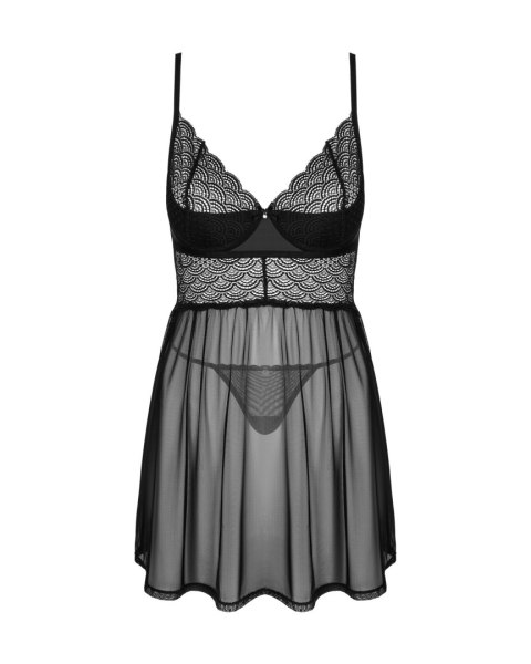 Koszulka Chemeris babydoll Czarny XS/S Koszulka Chemeris babydoll Czarny XS/S