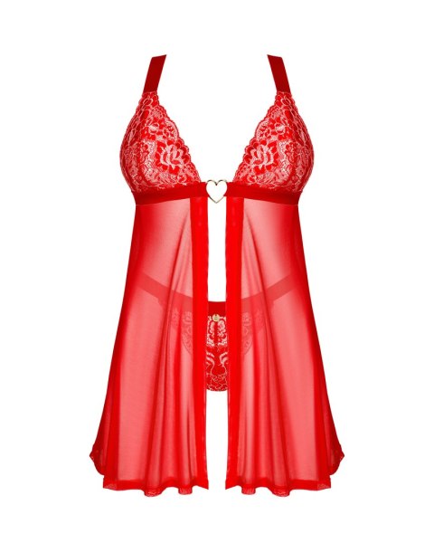 Koszulka Elianes Babydoll + stringi GRATIS! Czerwony M/L Koszulka Elianes Babydoll + stringi GRATIS! Czerwony M/L