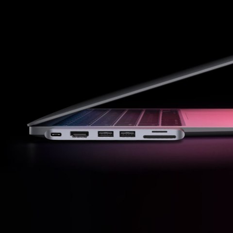 Rozdzielacz portów HUB MacBook Air Pro 2x USB-C HDMI 2x USB 3.0 SD TF PD szary UGREEN Rozdzielacz portów HUB MacBook Air Pro 2x USB-C HDMI 2x USB 3.0 SD TF PD szary UGREEN