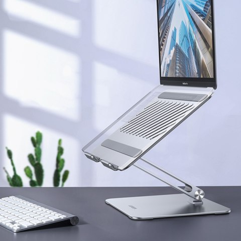 Stojak składana podstawka pod laptopa tablet do pracy na stojąco srebrny UGREEN Stojak składana podstawka pod laptopa tablet do pracy na stojąco srebrny UGREEN