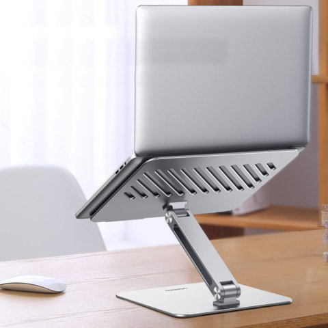 Stojak składana podstawka pod laptopa tablet do pracy na stojąco srebrny UGREEN Stojak składana podstawka pod laptopa tablet do pracy na stojąco srebrny UGREEN