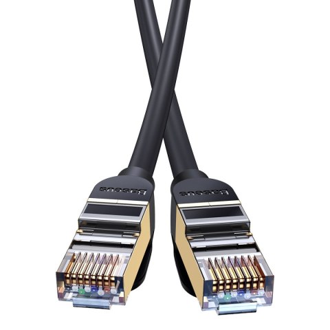 Szybki kabel sieciowy 10Gbps Speed Seven RJ45 30m czarny BASEUS Szybki kabel sieciowy 10Gbps Speed Seven RJ45 30m czarny BASEUS