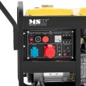 Agregat prądotwórczy generator prądu Diesel 12.5 l 230/400 V 7500 W AVR Euro 5 MSW