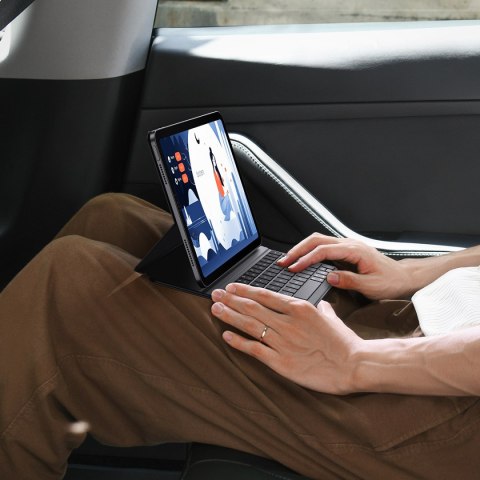 Etui z klawiaturą do iPad Pro 12.9'' 2019-2022 + kabel USB-C Brilliance Series czarne BASEUS Etui z klawiaturą do iPad Pro 12.9'' 2019-2022 + kabel USB-C Brilliance Series czarne BASEUS