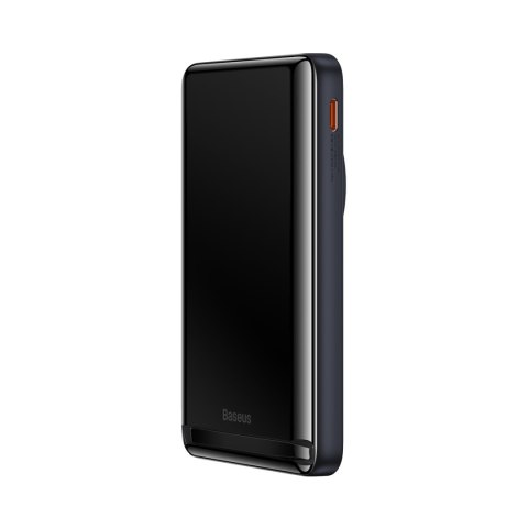 Powerbank 10000mAh ładowanką indukcyjną MagSafe 20W i podstawką Overseas Edition niebieski BASEUS Powerbank 10000mAh ładowanką indukcyjną MagSafe 20W i podstawką Overseas Edition niebieski BASEUS