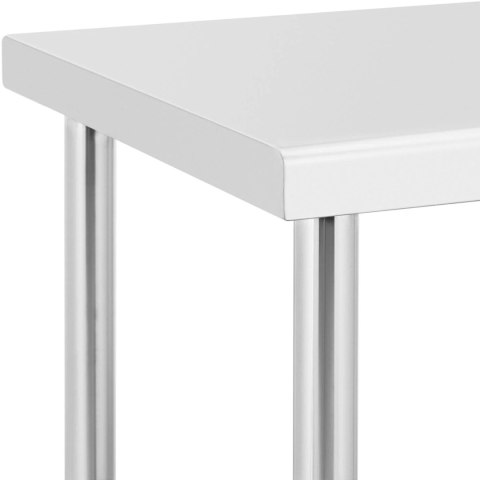 Stół blat roboczy centralny stalowy na kółkach z półką 100 x 60 cm Royal Catering Stół blat roboczy centralny stalowy na kółkach z półką 100 x 60 cm Royal Catering