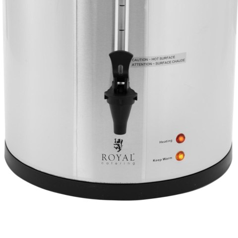 Zaparzacz do kawy herbaty z kranem 20 l 1650 W srebrny Royal Catering Zaparzacz do kawy herbaty z kranem 20 l 1650 W srebrny Royal Catering