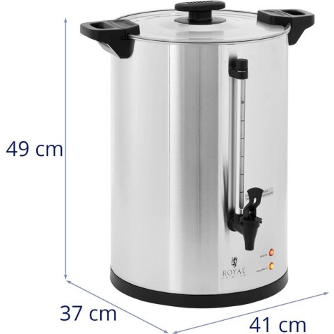 Zaparzacz do kawy herbaty z kranem 20 l 1650 W srebrny Royal Catering Zaparzacz do kawy herbaty z kranem 20 l 1650 W srebrny Royal Catering