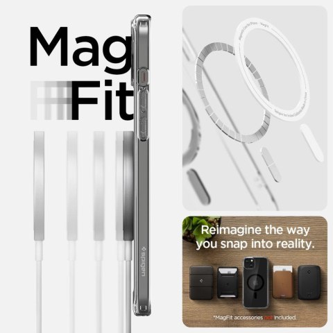 Etui Ultra Hybrid Mag z MagSafe na iPhone 15 Plus czarne SPIGEN Etui Ultra Hybrid Mag z MagSafe na iPhone 15 Plus czarne SPIGEN