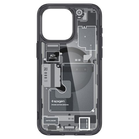 Etui Ultra Hybrid Mag z MagSafe na iPhone 15 Pro Max szaro-czarne SPIGEN Etui Ultra Hybrid Mag z MagSafe na iPhone 15 Pro Max szaro-czarne SPIGEN