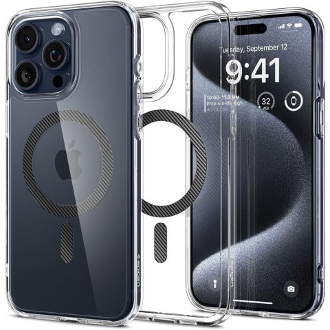 Etui Ultra Hybrid Mag z MagSafe na iPhone 15 Pro szare SPIGEN Etui Ultra Hybrid Mag z MagSafe na iPhone 15 Pro szare SPIGEN