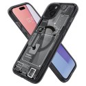 Etui Ultra Hybrid Mag z MagSafe na iPhone 15 szaro-czarne SPIGEN