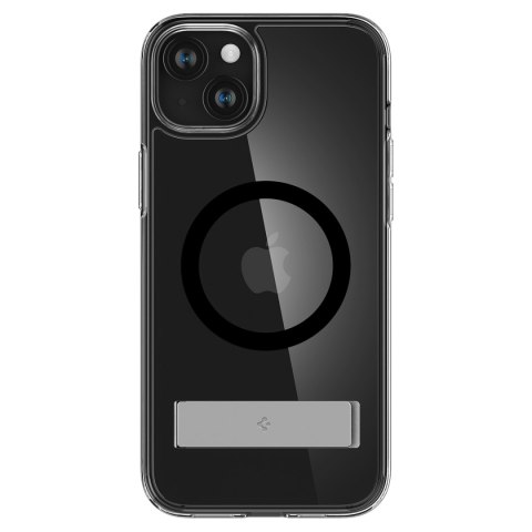 Etui Ultra Hybrid S MagSafe z podstawką do iPhone 15 przezroczyste SPIGEN Etui Ultra Hybrid S MagSafe z podstawką do iPhone 15 przezroczyste SPIGEN