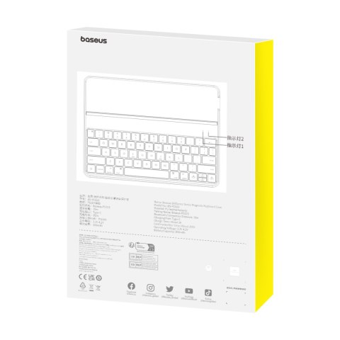 Etui z klawiaturą na iPad 10.2'' 2019-2021 + kabel USB-C Brilliance Series czarne BASEUS Etui z klawiaturą na iPad 10.2'' 2019-2021 + kabel USB-C Brilliance Series czarne BASEUS