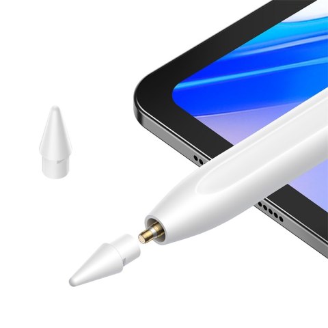 Rysik stylus do iPad z aktywną wymienną końcówką Smooth Writing 2 z kablem USB-C biały BASEUS Rysik stylus do iPad z aktywną wymienną końcówką Smooth Writing 2 z kablem USB-C biały BASEUS