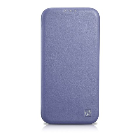 Skórzane etui iPhone 14 Plus z klapką magnetyczne MagSafe CE Premium Leather jasno fioletowy ICARER Skórzane etui iPhone 14 Plus z klapką magnetyczne MagSafe CE Premium Leather jasno fioletowy ICARER