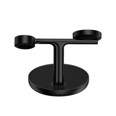 3w1 stojak ładowarka indukcyjna do iPhone Apple Watch AirPods + kabel USB-C 1m czarny BASEUS 3w1 stojak ładowarka indukcyjna do iPhone Apple Watch AirPods + kabel USB-C 1m czarny BASEUS