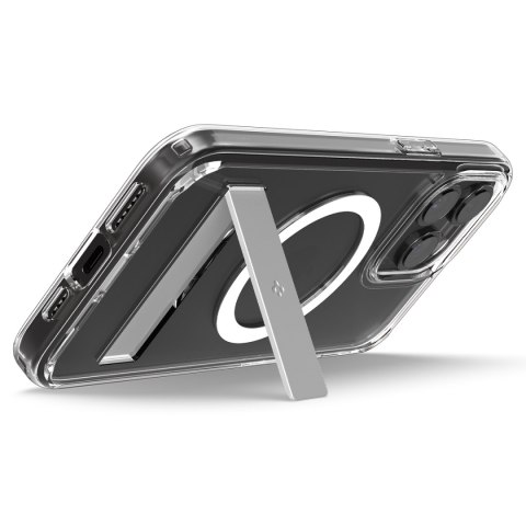 Etui Ultra Hybrid S MagSafe z podstawką do iPhone 15 Pro przezroczyste SPIGEN Etui Ultra Hybrid S MagSafe z podstawką do iPhone 15 Pro przezroczyste SPIGEN