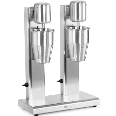 Koktajler shaker mikser barowy podwójny 2 x 1 l 15000 obr./min Royal Catering Koktajler shaker mikser barowy podwójny 2 x 1 l 15000 obr./min Royal Catering