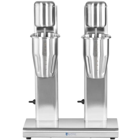 Koktajler shaker mikser barowy podwójny 2 x 1 l 15000 obr./min Royal Catering Koktajler shaker mikser barowy podwójny 2 x 1 l 15000 obr./min Royal Catering