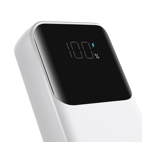 Mini powerbank 10000mAh z wbudowanymi kablami JR-PBC06 30W biały JOYROOM Mini powerbank 10000mAh z wbudowanymi kablami JR-PBC06 30W biały JOYROOM