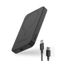 Mini powerbank 5000mAh 20W + kabel USB-C 20V / 3A czarny BASEUS