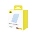 Mini powerbank 5000mAh 20W + kabel USB-C 20V / 3A niebieski BASEUS