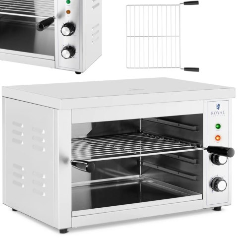 Opiekacz toster salamander do zapiekanek tostów 50-300 C 3000 W Royal Catering Opiekacz toster salamander do zapiekanek tostów 50-300 C 3000 W Royal Catering