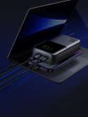 Powerbank 30W 10000mAh z wbudowanymi kablami iPhone Lightning i USB-C czarny JOYROOM