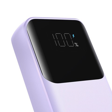 Powerbank 30W 10000mAh z wbudowanymi kablami iPhone Lightning i USB-C fioletowy JOYROOM Powerbank 30W 10000mAh z wbudowanymi kablami iPhone Lightning i USB-C fioletowy JOYROOM