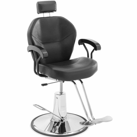 Fotel fryzjerski barberski kosmetyczny z zagłówkiem i podnóżkiem Physa ILFORDK - czarny Physa Fotel fryzjerski barberski kosmetyczny z zagłówkiem i podnóżkiem Physa ILFORDK - czarny Physa
