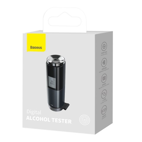 Precyzyjny dokładany Alkomat CRCX-01 z kablem USB-C 1m czarny BASEUS Precyzyjny dokładany Alkomat CRCX-01 z kablem USB-C 1m czarny BASEUS