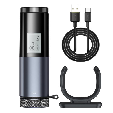 Precyzyjny dokładany Alkomat CRCX-01 z kablem USB-C 1m czarny BASEUS Precyzyjny dokładany Alkomat CRCX-01 z kablem USB-C 1m czarny BASEUS