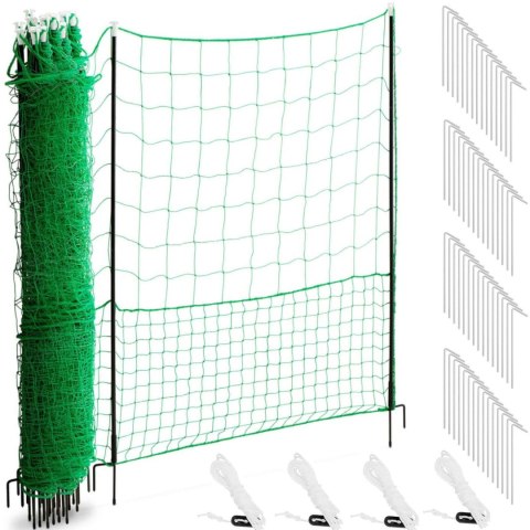 Siatka ogrodzenie ochronne hodowlane dla kur drobiu 1,25 x 50 m WIESENFIELD Siatka ogrodzenie ochronne hodowlane dla kur drobiu 1,25 x 50 m WIESENFIELD