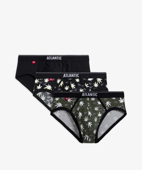 Slipy Blazy Tom 3MP-160 3-pack Khaki-Czarny XXL Slipy Blazy Tom 3MP-160 3-pack Khaki-Czarny XXL