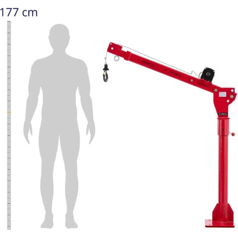Żuraw podnośnik załadunkowy na samochód pickup z wciągarką linową 12 V 1000 W Steinberg Systems Żuraw podnośnik załadunkowy na samochód pickup z wciągarką linową 12 V 1000 W Steinberg Systems