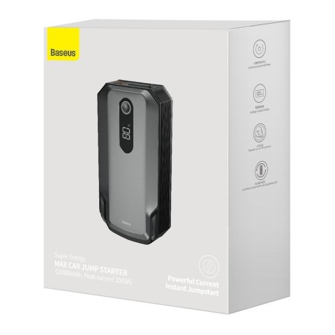 3w1 Urządzenie rozruchowe Booster Starter 12V 100A + PowerBank 13000mAh + latarka LED BASEUS 3w1 Urządzenie rozruchowe Booster Starter 12V 100A + PowerBank 13000mAh + latarka LED BASEUS