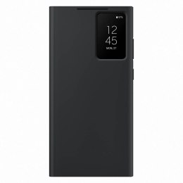 Etui Galaxy S23 Ultra pokrowiec z klapką i okienkiem Smart View Wallet Case czarne SAMSUNG