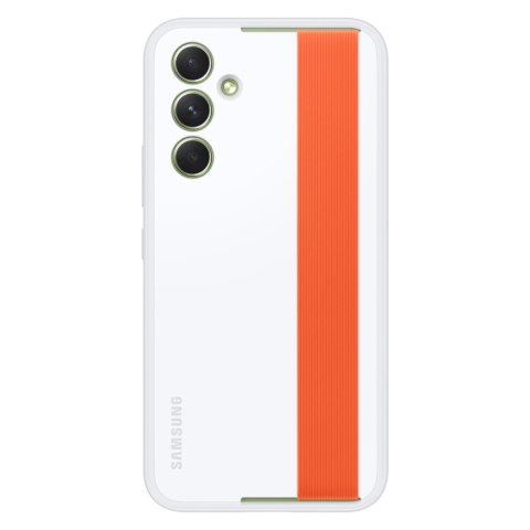 Etui pokrowiec z paskiem Samsung Galaxy A54 5G Haze Grip Case białe SAMSUNG Etui pokrowiec z paskiem Samsung Galaxy A54 5G Haze Grip Case białe SAMSUNG