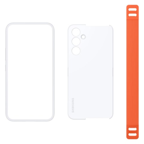 Etui pokrowiec z paskiem Samsung Galaxy A54 5G Haze Grip Case białe SAMSUNG Etui pokrowiec z paskiem Samsung Galaxy A54 5G Haze Grip Case białe SAMSUNG