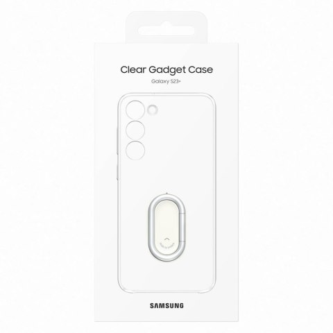 Etui pokrowiec z podstawką Samsung Galaxy S23+ Clear Gadget Case przezroczyste SAMSUNG Etui pokrowiec z podstawką Samsung Galaxy S23+ Clear Gadget Case przezroczyste SAMSUNG