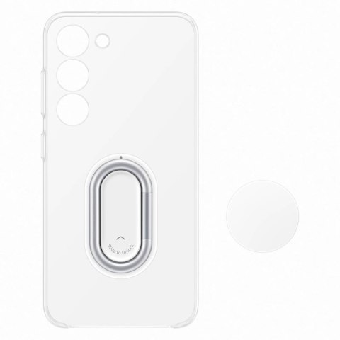 Etui pokrowiec z podstawką Samsung Galaxy S23 Clear Gadget Case przezroczyste SAMSUNG Etui pokrowiec z podstawką Samsung Galaxy S23 Clear Gadget Case przezroczyste SAMSUNG